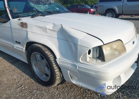 1993 Ford Mustang Gt/Cobra Gt from USA, damaged, VIN 1FACP42E4PF210686